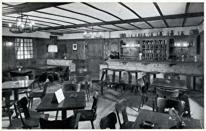 Zermatt Prints: The bar at the Hotel Walliserhof, Zermatt, Switzerland
