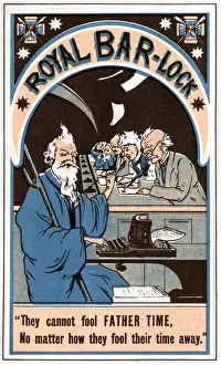 Typewriters Prints: Bar-Lock Typewriter Ad