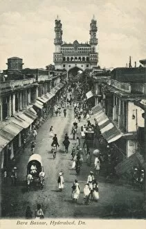 Pradesh Collection: Bara Bazaar and Charminar - Hyderabad, India