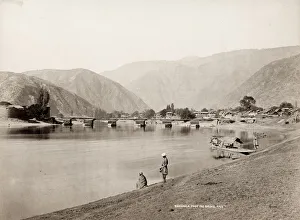 Baramulla, on the Jhelum River, Kashmir, India Baramulla, on the Jhelum River, Kashmir, India