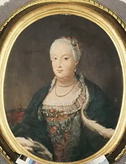 Michel Prints: BARBARA de Braganza (1711-1758). Queen of Spain