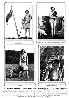 Writers Prints: Barbara Cartland in the Orkneys