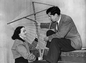 Barbara Hepworth discusses with Michael Tippett