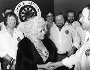 Barbara Windsor at Darts Marathon, Cornwall Barbara Windsor at Darts Marathon, Cornwall
