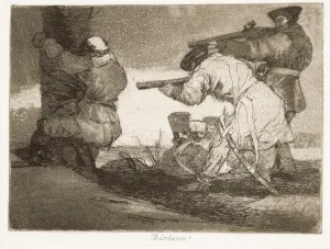 Barbarians Prints: Barbarians!. Plate 38 of The Disasters of War