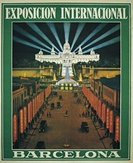 Lithography Collection: Barcelona International Exhibition. 1929. Poster