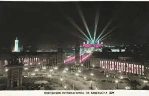 Monuments Prints: Barcelona, Spain - International Exhibition