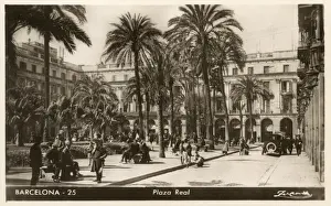 Plaza Prints: Barcelona, Spain - Plaza Real