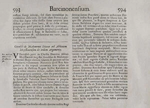 Francois Collection: Barcinonensium. Marca Hispanica sive limes hispanicus