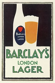 1921 Collection: Barclays Lager Advert
