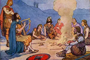 Defenders Gallery: A Bard singing to Ancient Britons