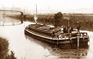 Bargee Prints: Barge, River Calder, Brighouse