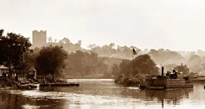 Barges on River Don, Conisbrough