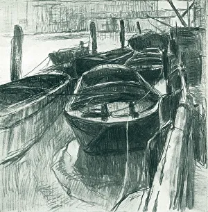 Barges On The Strand