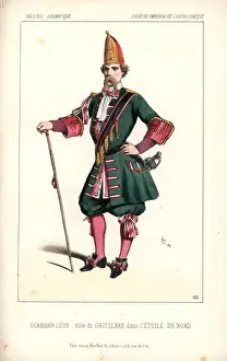 Leonard Prints: Baritone opera singer Leonard Hermann-Leon