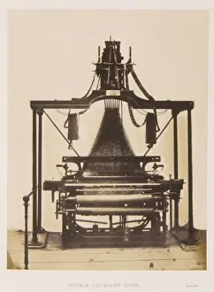 1851 Prints: Barlow?s patent double-action Jaquard loom