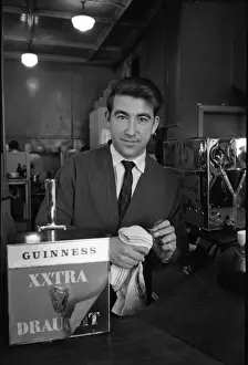 Barman Prints: Barman in a pub, Belfast, Northern Ireland