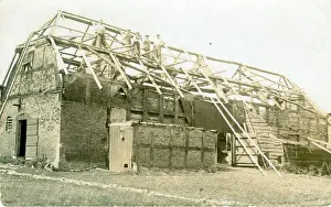 Barn Construction, Thought to be at Bromsberrow, Herefordshi