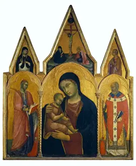 Childish Prints: BARNABA da MODENA (14th century). The Virgin
