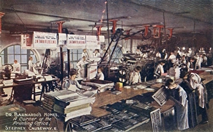 Images Dated 6th August 2012: Barnardo Boys Printing
