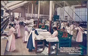 Outskirts Prints: Barnardo Girls Ironing