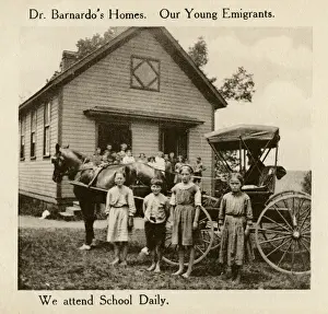 Sending Prints: Barnardos Emigrants in Canada - school house