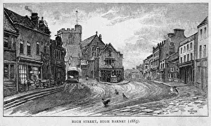 1883 Prints: Barnet High Street