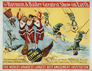 Feats Prints: The Barnum & Bailey greatest show on earth, the worlds gran