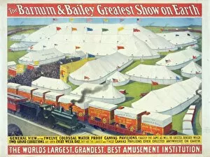 Amusement Collection: The Barnum & Bailey greatest show on Earth, the worlds larg