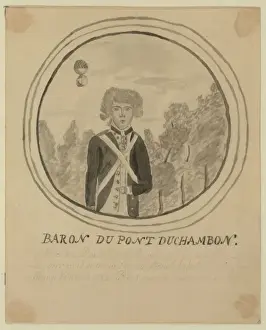 Blanchard Prints: Baron du Pont Duchambon, eleve du roi e l Ecole royale milit