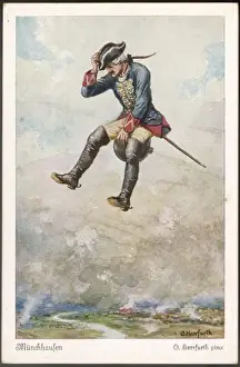 Baron Prints: Baron Munchhausen / Raspe