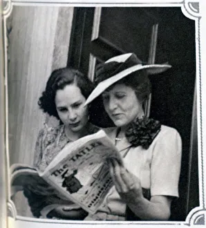 Baroness Goldschmidt Rothschild and daughter