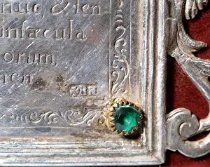 Baroque art. Sacred art. Plaque. Silver. Seu d Urgell. Catal