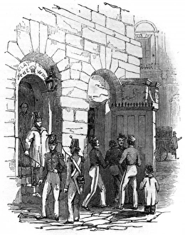 Abuse Gallery: Barrack canteen exterior, 1847