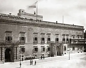 The barracks, Malta, circa 1870s