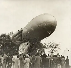 Barrage-Balloon Flying over Southern England, UK During ?