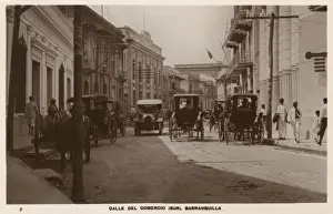 Colombian Prints: Barranquilla, Colombia - Calle del Comercio