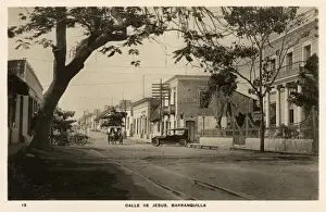 Colombia Prints: Barranquilla, Colombia - Jesus Street