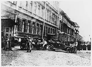 Barricades Prints: Barricades in Petrograd
