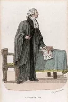 Lawyers Gallery: BARRISTER IN COURT / 1828