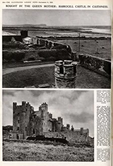 Images Dated 29th March 2018: Barrogill Castle (the Castle of Mey), 1952