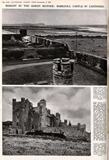 Images Dated 29th March 2018: Barrogill Castle (the Castle of Mey), 1952