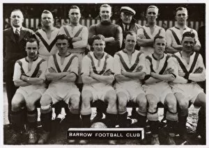 Images Dated 27th June 2017: Barrow FC football team 1936