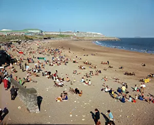 Barry Prints: Barry Island - The sands and Nell's Point