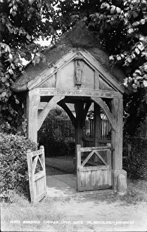 Coffin Prints: Barsham Church Lych Gate