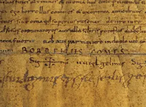 Barter between count Borrell and D Urgell Sal. la bishop. Par