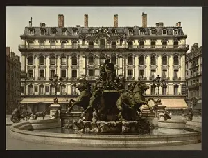 Bartholdi Prints: Bartholdi Fountain, Lyons, France