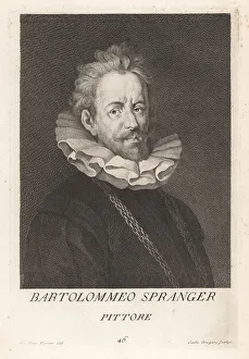 Draughtsman Prints: Bartholomeus Spranger, Flemish painter, 1546-1611