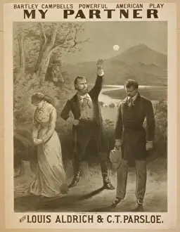 Aldrich Prints: Bartley Campbells powerful American play, My partner with L