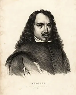 Ackermann Prints: Bartolome Esteban Murillo, Spanish Baroque painter